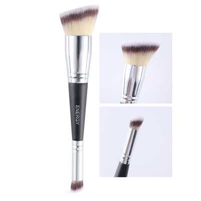 GLORAY Foundation Brush Dual Ended Makeup Brushes for Liquid Cream Powder Makeup Precision Contour &amp; Concealer All-in-One Tool for Professional Makeup Application