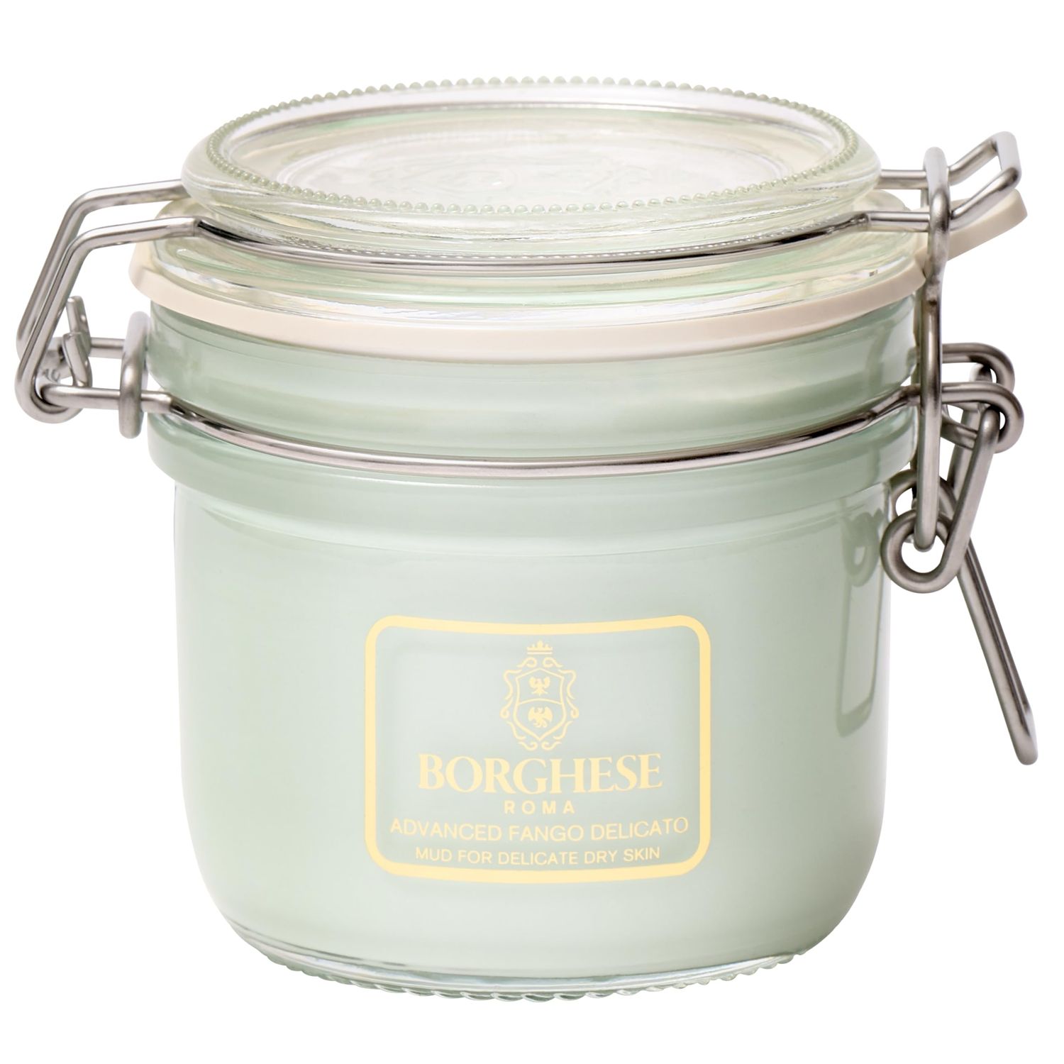 Borghese Advanced Fango Delicato Mud Musk - Hydrating Face Mask with Kaolin Clay, Aloe, Hydrolyzed Collagen &amp; Hyaluronic Acid for Normal &amp; Dry Skin