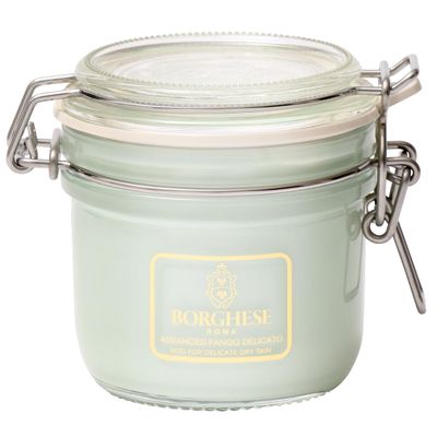 Borghese Advanced Fango Delicato Mud Musk - Hydrating Face Mask with Kaolin Clay, Aloe, Hydrolyzed Collagen &amp; Hyaluronic Acid for Normal &amp; Dry Skin