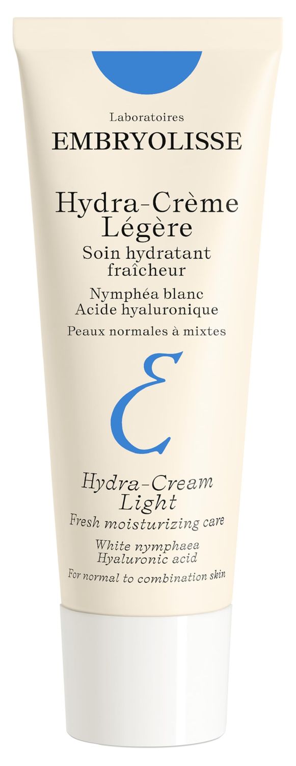 Embryolisse Hydra-Cream Light Moisturizer, Refreshing Gel Cream with Hyaluronic Acid &amp; White Water Lily Extract, for Normal to Combination Skin, 1.35 Fl Oz