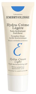 Embryolisse Hydra-Cream Light Moisturizer, Refreshing Gel Cream with Hyaluronic Acid &amp; White Water Lily Extract, for Normal to Combination Skin, 1.35 Fl Oz