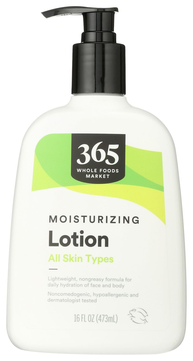 365 by Whole Foods Market, Moisturizing Lotion for Face &amp; Body, All Skin Types, 16 Fl Oz