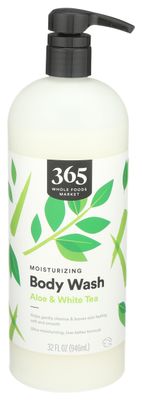 365 by Whole Foods Market, Body Wash Moisturizing Aloe &amp; White Tea, 32 Fl Oz