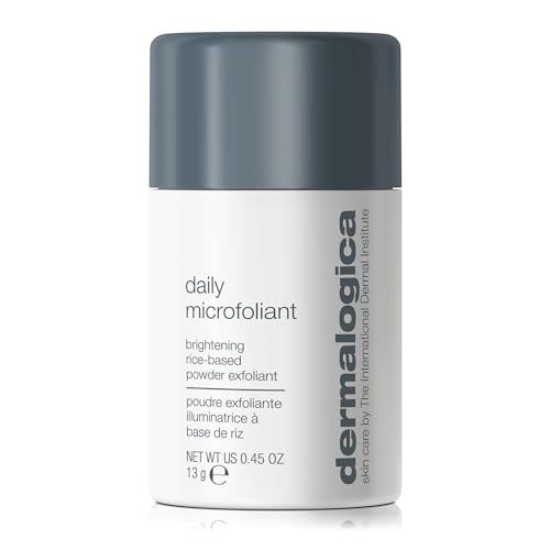 Dermalogica Daily Microfoliant, Face Exfoliator Scrub Powder with Salicylic Acid and Papaya Enzyme, Achieve Brighter, Smoother Skin Daily, 0.45 Oz