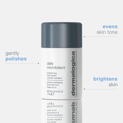 Dermalogica Daily Microfoliant, Face Exfoliator Scrub Powder with Salicylic Acid and Papaya Enzyme, Achieve Brighter, Smoother Skin Daily, 0.45 Oz