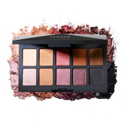 HAUS LABORATORIES By Lady Gaga: GLAM ROOM PALETTE NO. 1: FAME | 10-Shade Eyeshadow Palette, Blendable &amp; Buildable Eye Makeup with Pigmented Matte, Metallic, Shimmer, and Sparkle Finishes