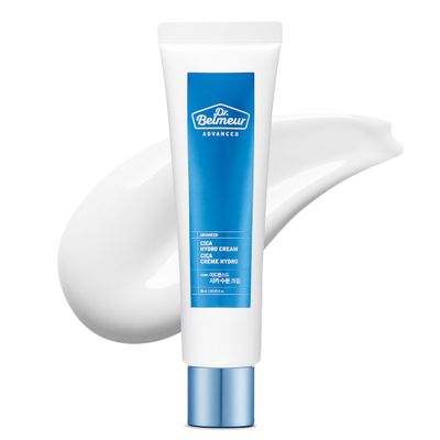 DR. BELMEUR Advanced Cica Hydro Cream (2fl oz) - Soothing, Barrier-Strengthening Face Moisturizer for Sensitive Skin. Korean Skin Care. Centella Asiatica, Hyaluronic Acid.