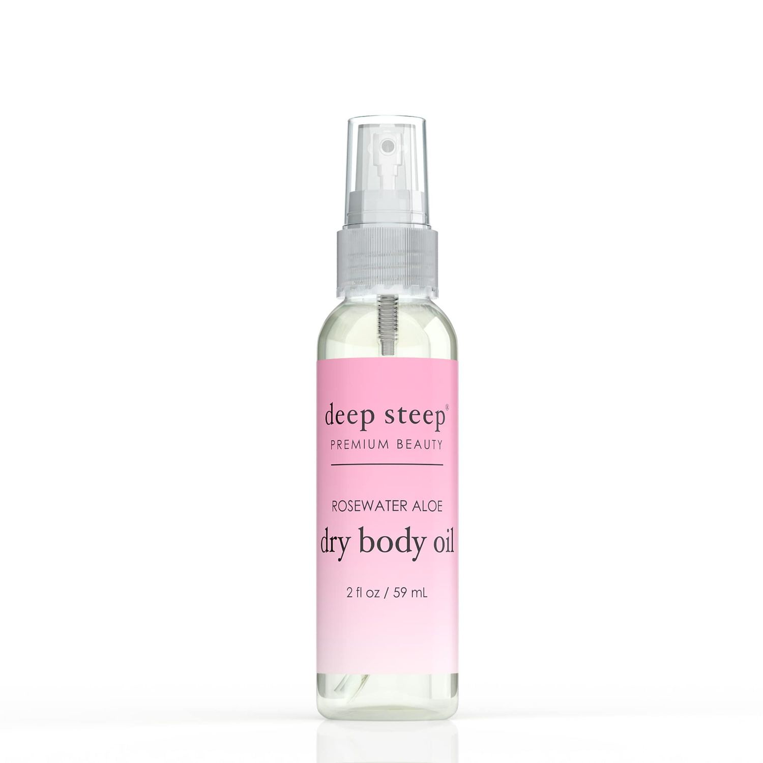 Deep Steep Dry Body Oil 2oz (Rosewater Aloe)