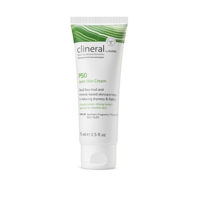 AHAVA Clineral Pso Joint Skin Cream - Reduce joint skin irritation, alleviates dryness &amp; irritations, hydrates areas around the joints, with Osmoter, Dead Sea Mud &amp; Aloe Vera &amp; Shea Butter, 2.5 Fl Oz