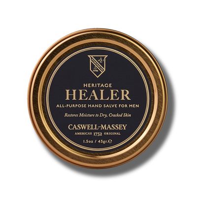 Caswell-Massey Healer All-Purpose Salve, Soothing Hand Cream with Beeswax &amp; Orange, Cedarwood &amp; Rosewood Oils, For Hands, Cuticles &amp; Lips, 1.5 Oz