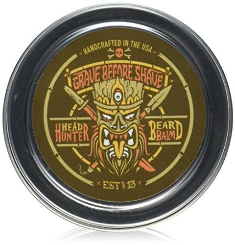 Grave Before Shave Head Hunter Beard Balm (Tropical summer aroma) (4 oz.)