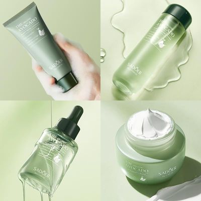 Avocado Skin Care Set, 11-In-1 Skincare Gift Set With Facial Cleanser, Face Serum, Face Cream, Eye Cream, Toner, moisturizing lotion& Facial mask. Anti-Aging Skin Care Kit For Women Men