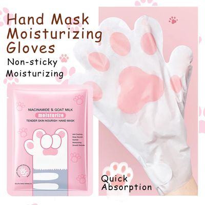 DWDiWen Hand Masks, 6 Pairs Hydrating Exfoliating Hand Peeling Mask, Smooth Hand Masks Moisturizing Gloves Overnight for Dry, Rough, Cracked Hands, Hand Skin Moisturizer Glove for Women MenA