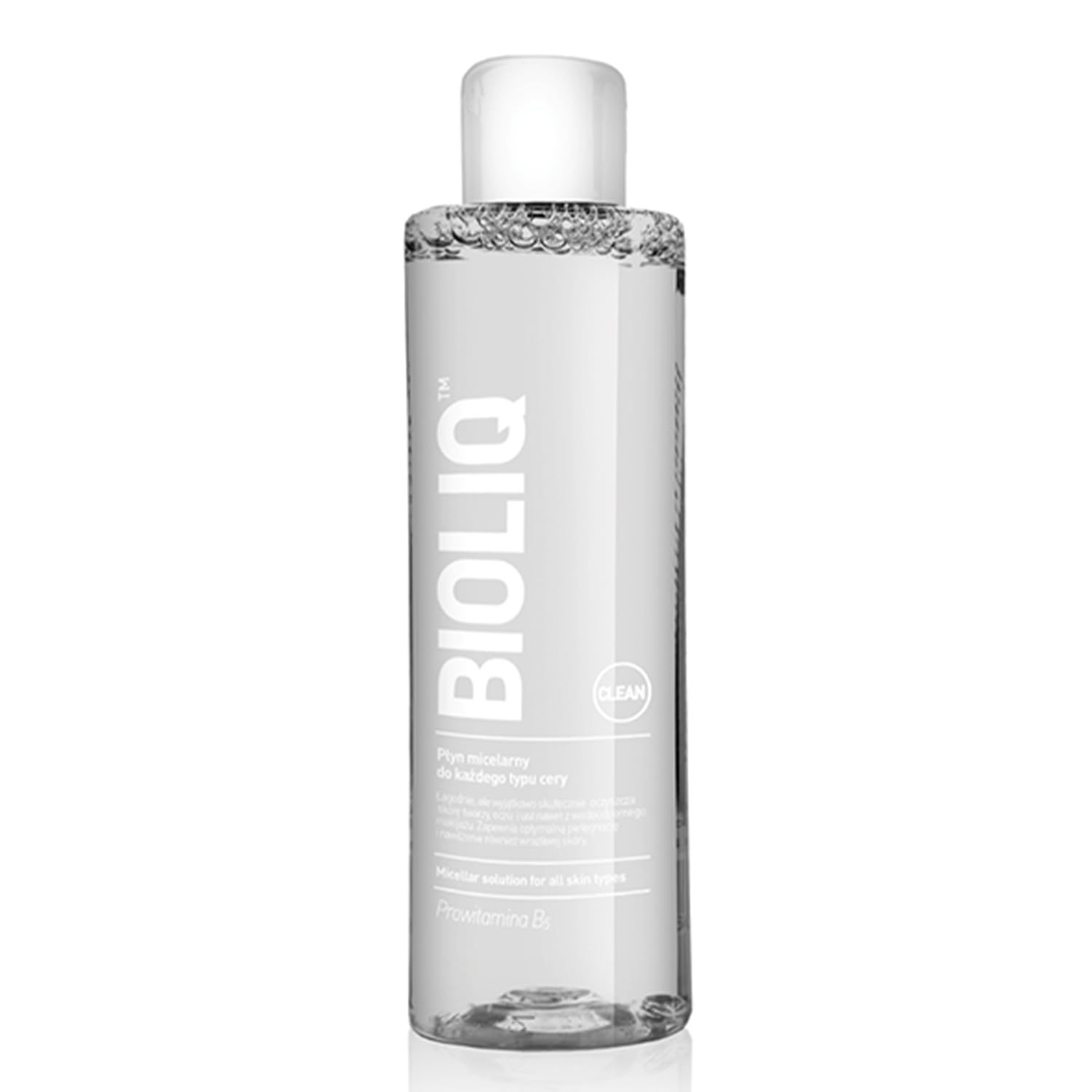 Bioliq Clean Micellar Solution - Gentle Skin Cleanser with Provitamin B5, Moisturizing Agents, Paraben-Free Formula - Refreshing &amp; Effective Micellar Cleansing for a Smooth, Glowing Complexion -200ml
