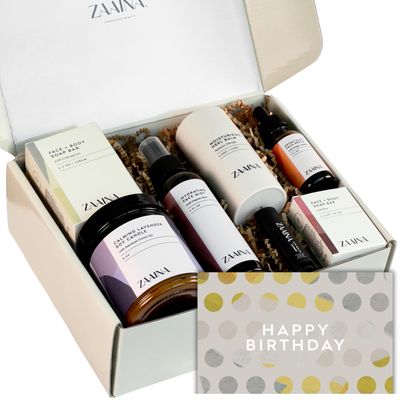 Birthday Gift Set for Women - Spa Gift Set for Women - Luxurious Bath Gift Set, Spa Gift Set, Relaxing Spa Set for Women, Pampering Body Care Set, Spa Gift Basket for Women, Self Care Kit by ZAAINA