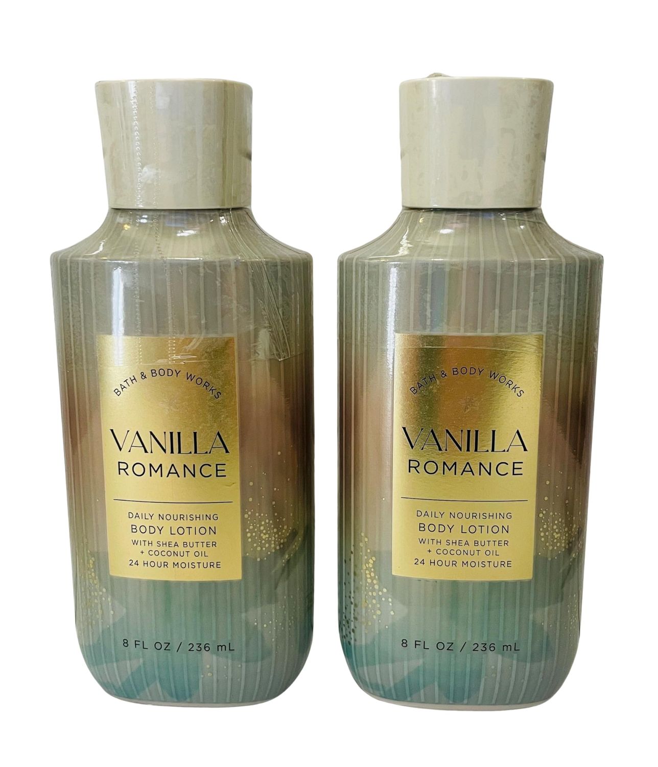 Bath &amp; Body Works Vanilla Romance Body Lotion 8 Ounces Each Pack of 2
