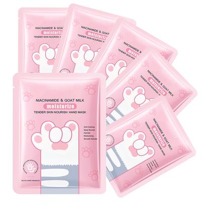 DWDiWen Hand Masks, 6 Pairs Hydrating Exfoliating Hand Peeling Mask, Smooth Hand Masks Moisturizing Gloves Overnight for Dry, Rough, Cracked Hands, Hand Skin Moisturizer Glove for Women MenA