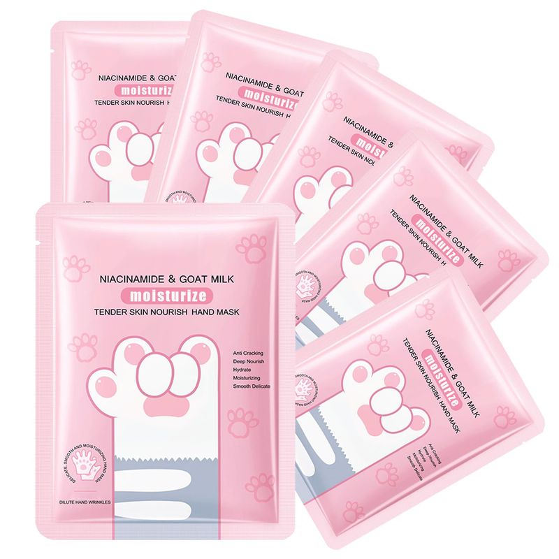 DWDiWen Hand Masks, 6 Pairs Hydrating Exfoliating Hand Peeling Mask, Smooth Hand Masks Moisturizing Gloves Overnight for Dry, Rough, Cracked Hands, Hand Skin Moisturizer Glove for Women MenA