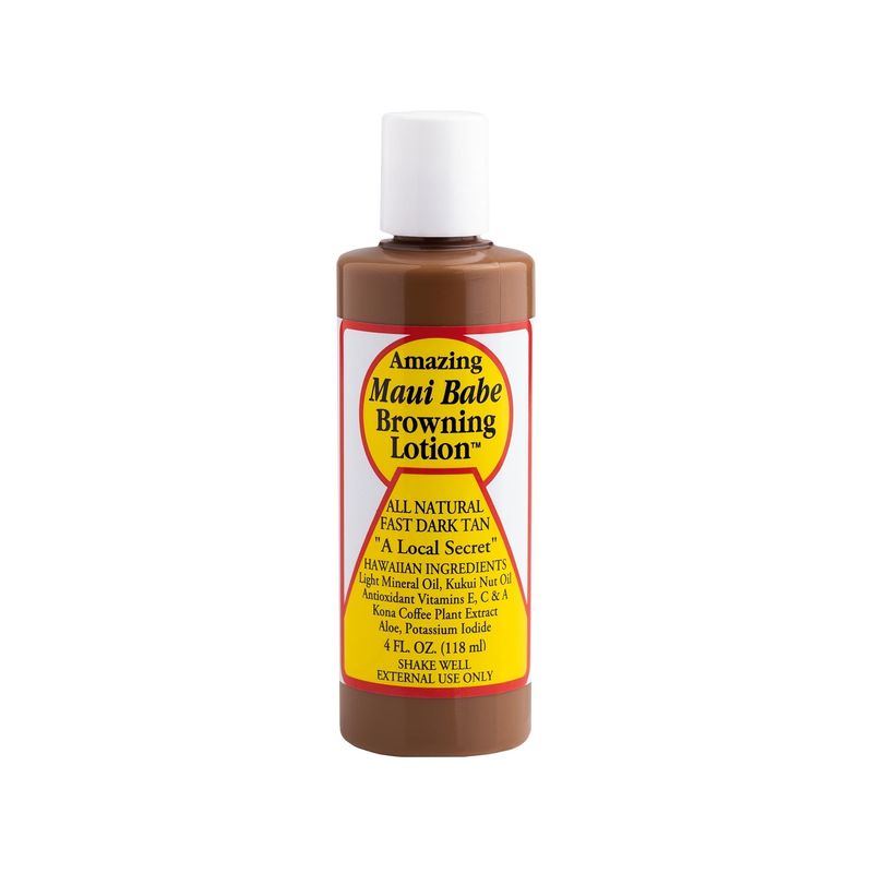 Browning Lotion - All Natural Fast Dark Tan 4 fl.oz (2 bottle)