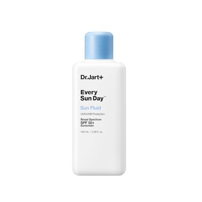 Dr.Jart+ Every Sun Day Sun Fluid Sunscreen SPF 50+ for Face | Korean Skin Care, 3.38 Fl Oz