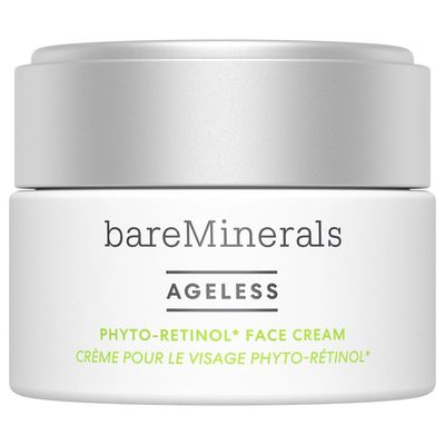 bareMinerals Ageless Phyto-Retinol Face Cream with Plant-Based Retinol Alternative + Hyaluronic Acid, Anti-Aging Moisturizer, Skin Care for Women, Vegan