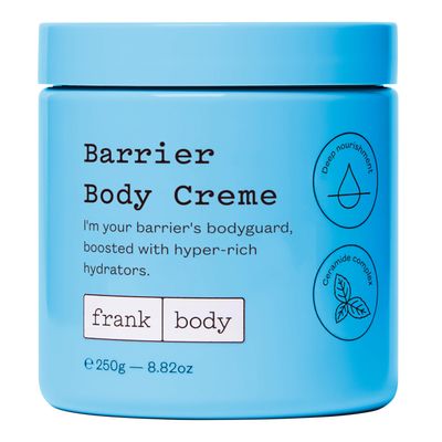 frank body Barrier Body Creme | Vegan, Cruelty Free Hydrating &amp; Moisturising Creme |Soothe, Hydrate &amp; Protect Your Skin Barrier With Ceramides &amp; Panthenol | 7.77 oz / 230 mL