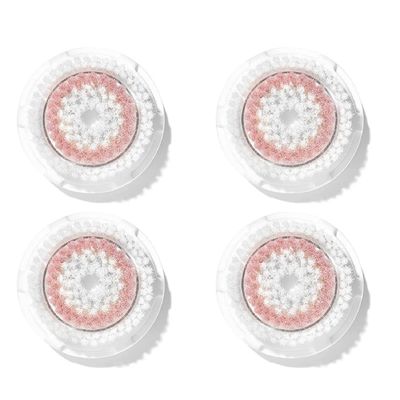 Brushot Brush Head Replacements Compatible with Clarisonic Mia 1, Mia 2, Mia Fit, Alpha Fit, Smart Profile Uplift | Radiance, 4 Count