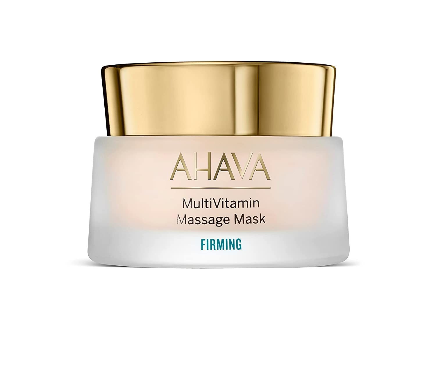 AHAVA Firming MultiVitamin Massage Mask - Enhances Firmness, Luminosity &amp; Radiance, Enriched with Antiaging Vitamin C, Pro B5, B3, D &amp; Exclusive Osmoter, Blend of Dead Sea Minerals, 1.7 Fl.Oz