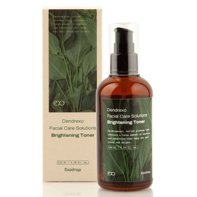 EXODROP Exosome Toner, Clarifying&amp;Moisturizing, Ginseng Tree Exosome, Quick-Absorbing, 100% Vegan, All Skin Types, 4.05 Fl Oz