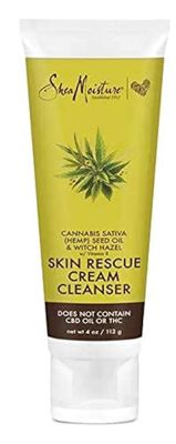 Cannabis Sativa (Hemp) Seed Oil &amp; Witch Hazel Skin Rescue Cream Cleanser