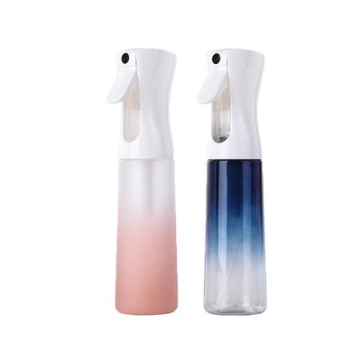 (2 Packs) Hair Spray Bottles, Continuous Water Mister Spray Bottle Empty for Hairstyling, Skin Care, Cleaning and Plant Spraying, 300ml/ 10 Oz (ORANGE+BLUE)