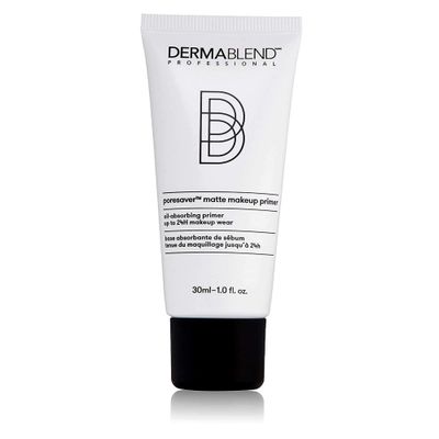 Dermablend Poresaver Matte Primer Face Makeup for Oily Skin, Lightweight Pore Minimizing &amp; Blurring Face Primer, 24HR Wear, 1.0 Fl. Oz.