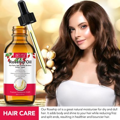 A r b c r n 2 Pack Rosehip Oil for Face,100% Pure Organic Rosehip Seed Oil Cold Pressed Moisturizer for Hair, Skin &amp; Nails 4 fl.oz
