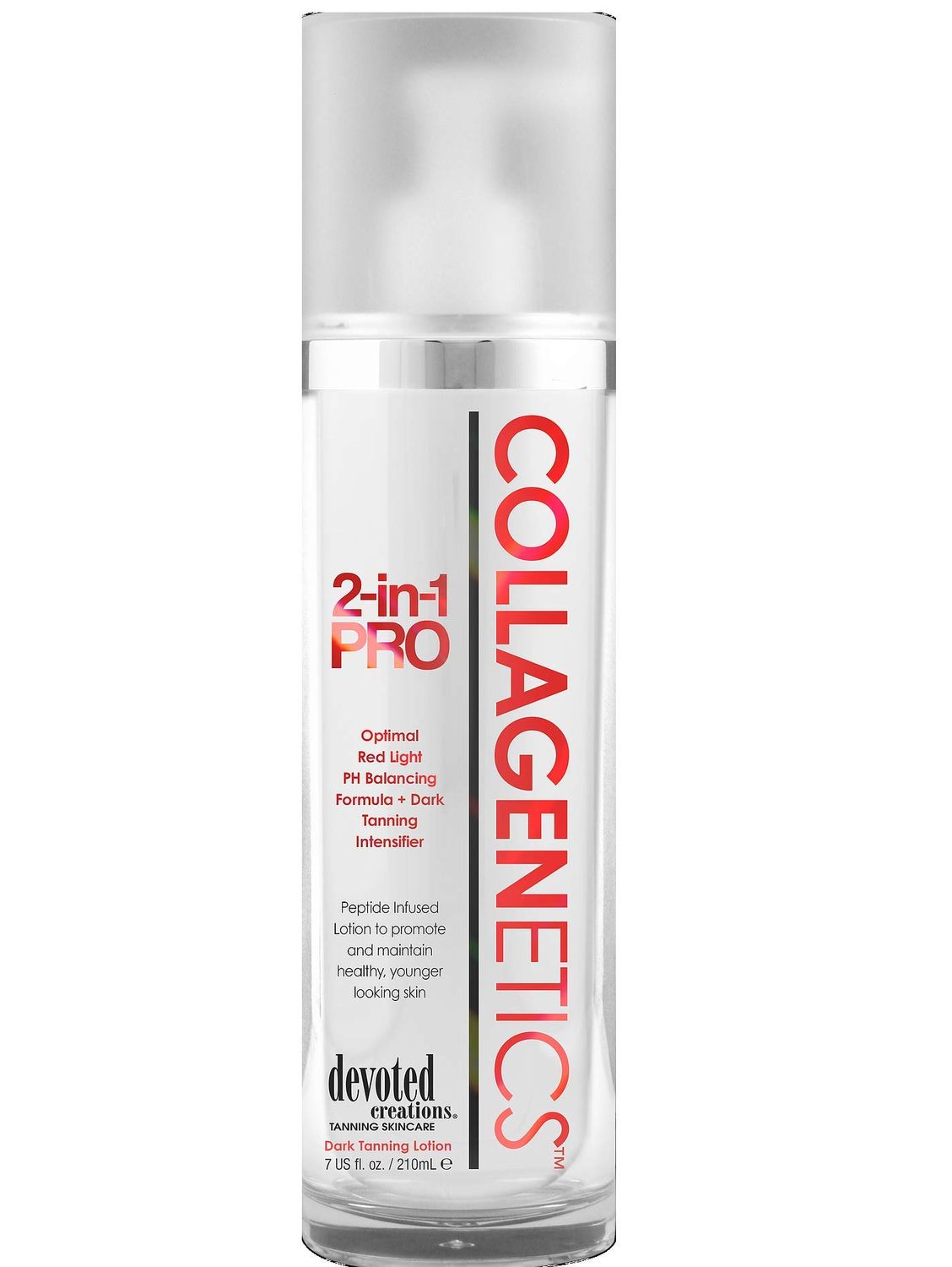 Collagenetics 2 in 1 Pro Red Light Therapy Prep Lotion &amp; Tan Acc
