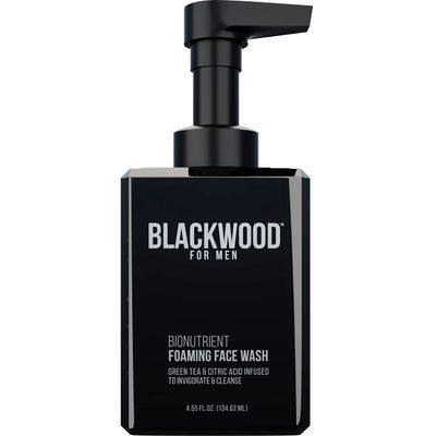 Blackwood For Men BioNutrient Foaming Face Wash - Gentle Daily Acne Facial Cleanser For Dry to Sensitive Skin - Deep Cleanse for Exfoliation - Paraben Free, Sulfate Free, &amp; Cruelty Free (4.45 oz)