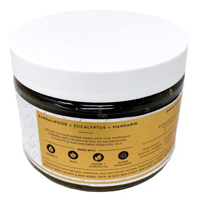 Bath &amp; Body Works Aromatherapy Oasis -Sandalwood + Eucalyptus + Mandarin Body Scrub - 13 oz / 368 g