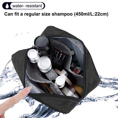E-Tree Makeup Bag, Big Travel Make up Pouch, Zipper Large Cosmetic Brush Skin Care Case, Toiletry Bags for Traveling Women Man,Tech Electronic Organizer,Small Canvas Storage for Personal Items,Black