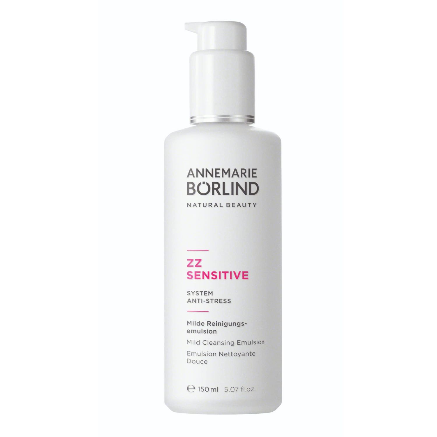 ANNEMARIE BRLIND - ZZ SENSITIVE Mild Cleansing Emulsion - Facial Wash with Hyaluronic Acid and Golden Orchid to Remove Impurities on Sensitive Skin and Restore the Skin Flora - Step 1 of 5-5 Oz