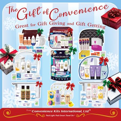Convenience Kits International Women's 10-Piece Deluxe Kit with Travel Size TSA Compliant Essentials, Featuring: Pantene Hair Products in Reusable Toiletry Bag - Clear color