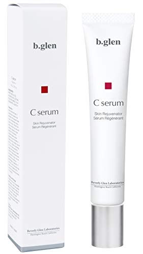 b.glen Pure Vitamin C Serum 0.51 Fl.Oz. | Multi-Functional Serum with Ascorbic Acid. Minimizes Pore Size, Brighter Skin, Anti-Wrinkles, Fade Acne scars, and Redness,