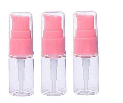 6PCS 10ML 0.34oz Transparent BPA Free Empty Portable Pump Press Push Bottles Jars Containers For Serums Skin Care Foundations Lotion Cream Cosmetic Liquid Essential Oils Toiletries