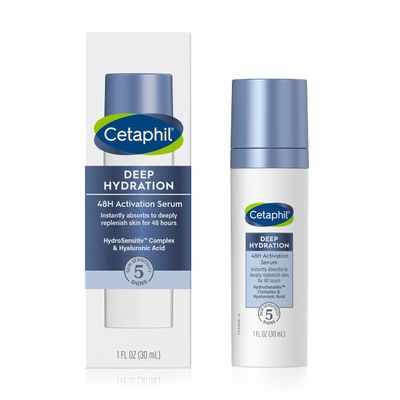 Cetaphil Deep Hydration 48Hr Activation Serum, 1 fl oz, 48 Hr Face Moisturizer for Dry, Sensitive Skin, With Hyaluronic Acid, Vitamin E &amp; B, Dermatologist Recommended Sensitive Skincare Brand