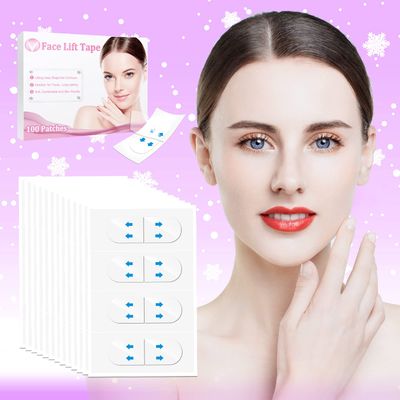 Face Tape Lifting Invisible,100 PCS Instant Face Lift Tape for Wrinkles and Sagging Skin,Neck Chin Tape for Double Chin ,Skin Tightening Strips for Women,Invisible Lift Tape for Jowl and Loose Skin