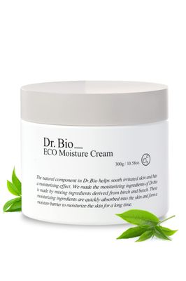 Dr. Bio Eco Moisture Cream 300g | Daily Moisturizer for Face and Body | Dry Skin Cream Face Hydrating Moisturizer for All Skin Types w/Shea Butter, Ceramide &amp; Rose Water | Korean Skin Care Products