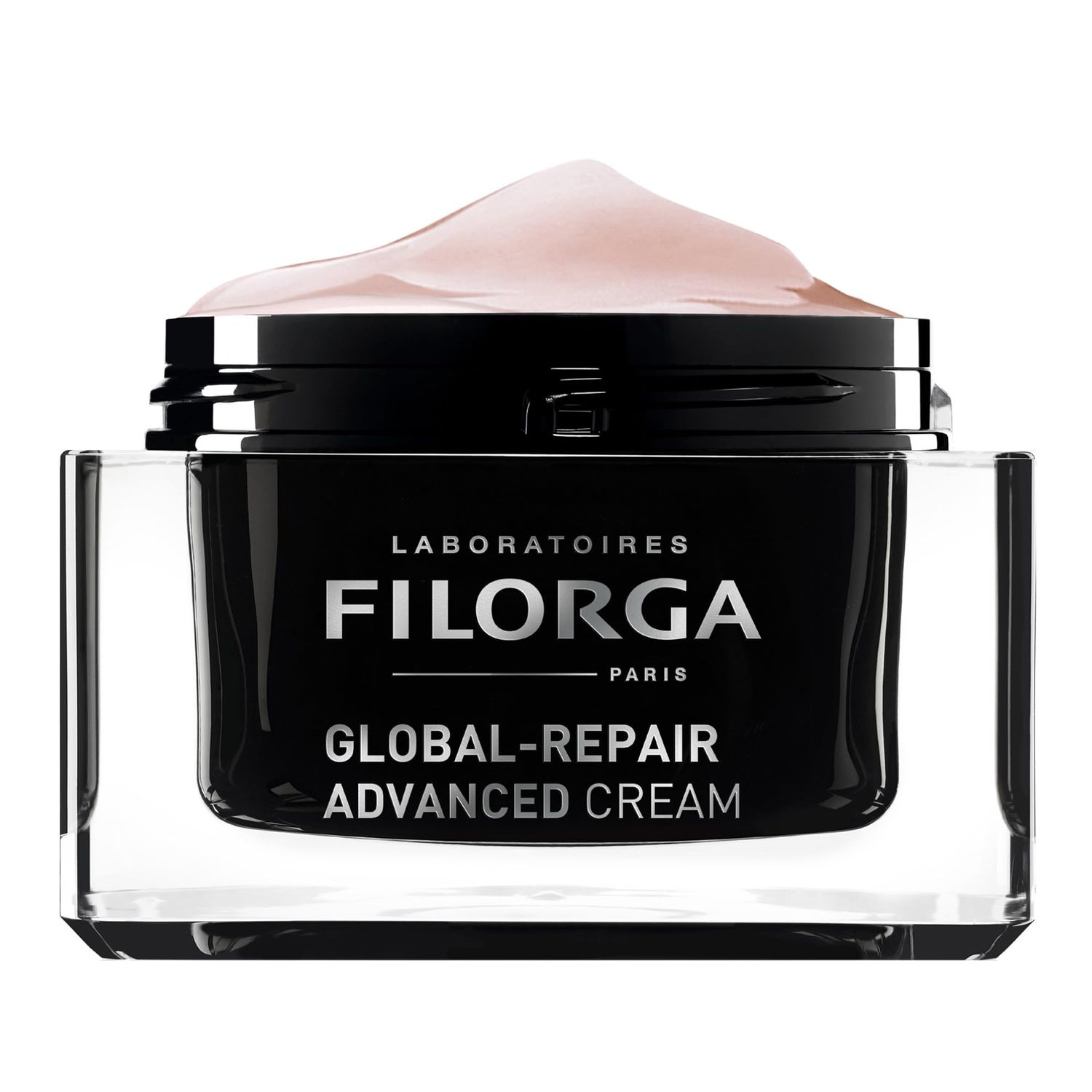 Filorga Global-Repair Advanced Anti Aging Daily Face Cream, Moisturizing Ceramides and Vitamins Reduce Deep Wrinkles and Boost Skin Firmness for Complexion Hydration Day or Night, 1.69 fl. oz.