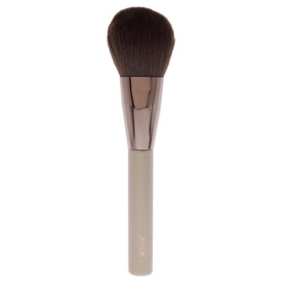 delilah - Large Powder Complexion Brush - Flat, Arched Shaped - Synthetic Fibre Blends - Loose or Pressed Powders - Wooden HAndle - For all Skin Type - Cruelty Free - 1 Pc