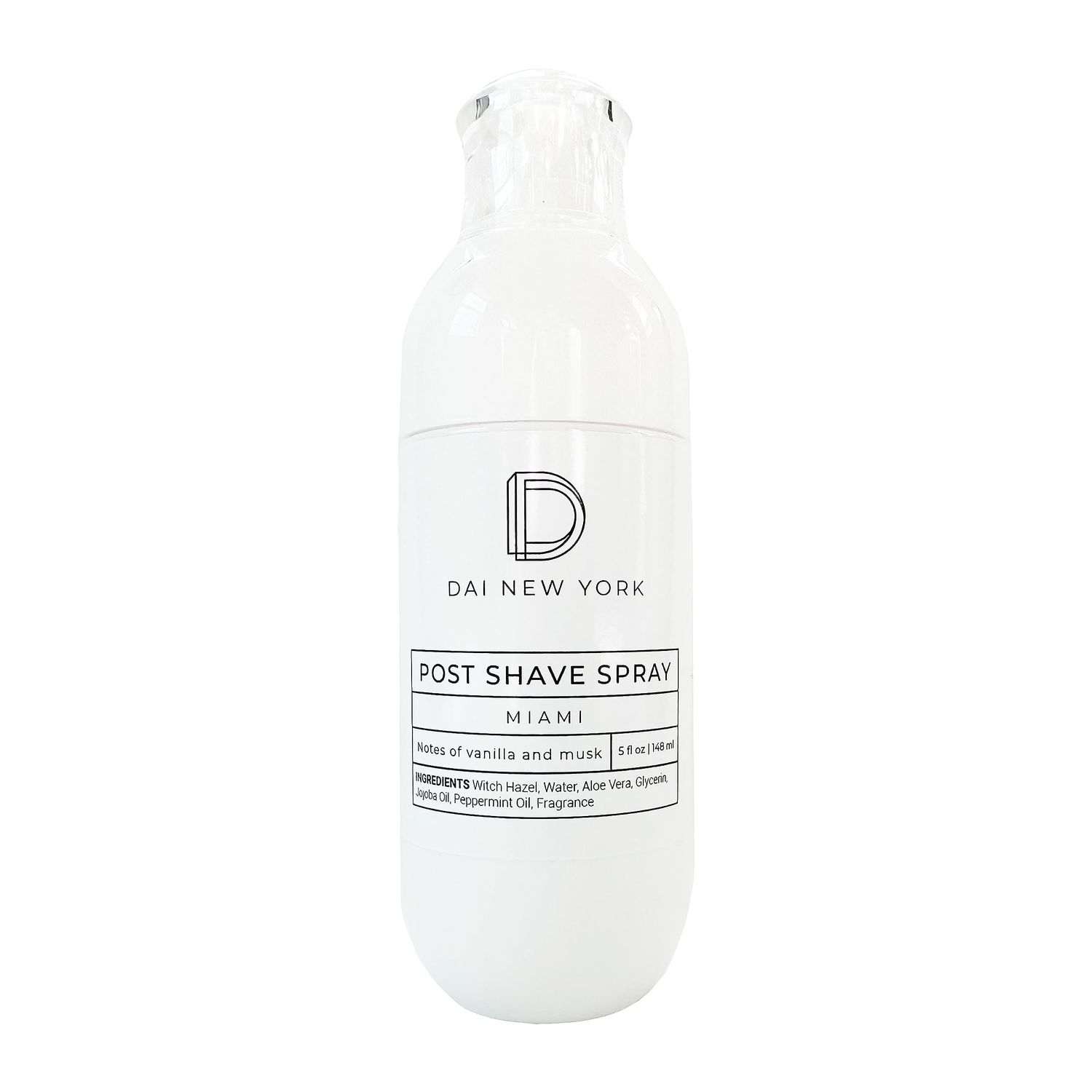 Dai New York Post Shave Spray, 5 oz - Natural Formula After Shave for Razor Bumps, Razor Burns, and Ingrown Hairs for Women and Men (Warm Vanilla Scent)