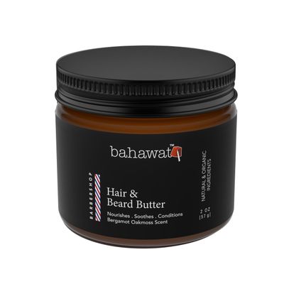 BAHAWAT Hair &amp; Beard Butter -Barbershop - Strengthen &amp; Soften Leave in Conditioner - Natural Ingredients | The Best Beard Butter- 2oz- packaging may vary