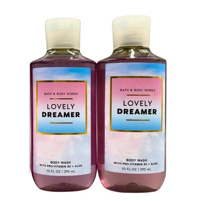 Bath &amp; Body Works Shower Gel, Set of 2 Bottles, Each Bottle 10oz (Lovely Dreamer)