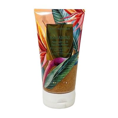 Bath &amp; Body Works Bahamas Passionfruit &amp; Banana Flower Exfoliating Beach Body Scrub.